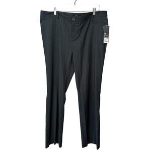 Mossimo Grey Stripe Pant Womens Size 16 Modern Fit‎ Bootcut Stretch Slimming New